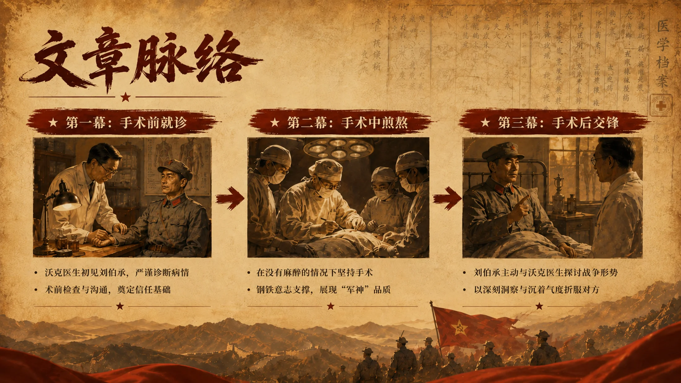 部编版小学语文五年级下册《军神》PPT课件｜英雄人物品质分析公开课模板 - 预览图7
