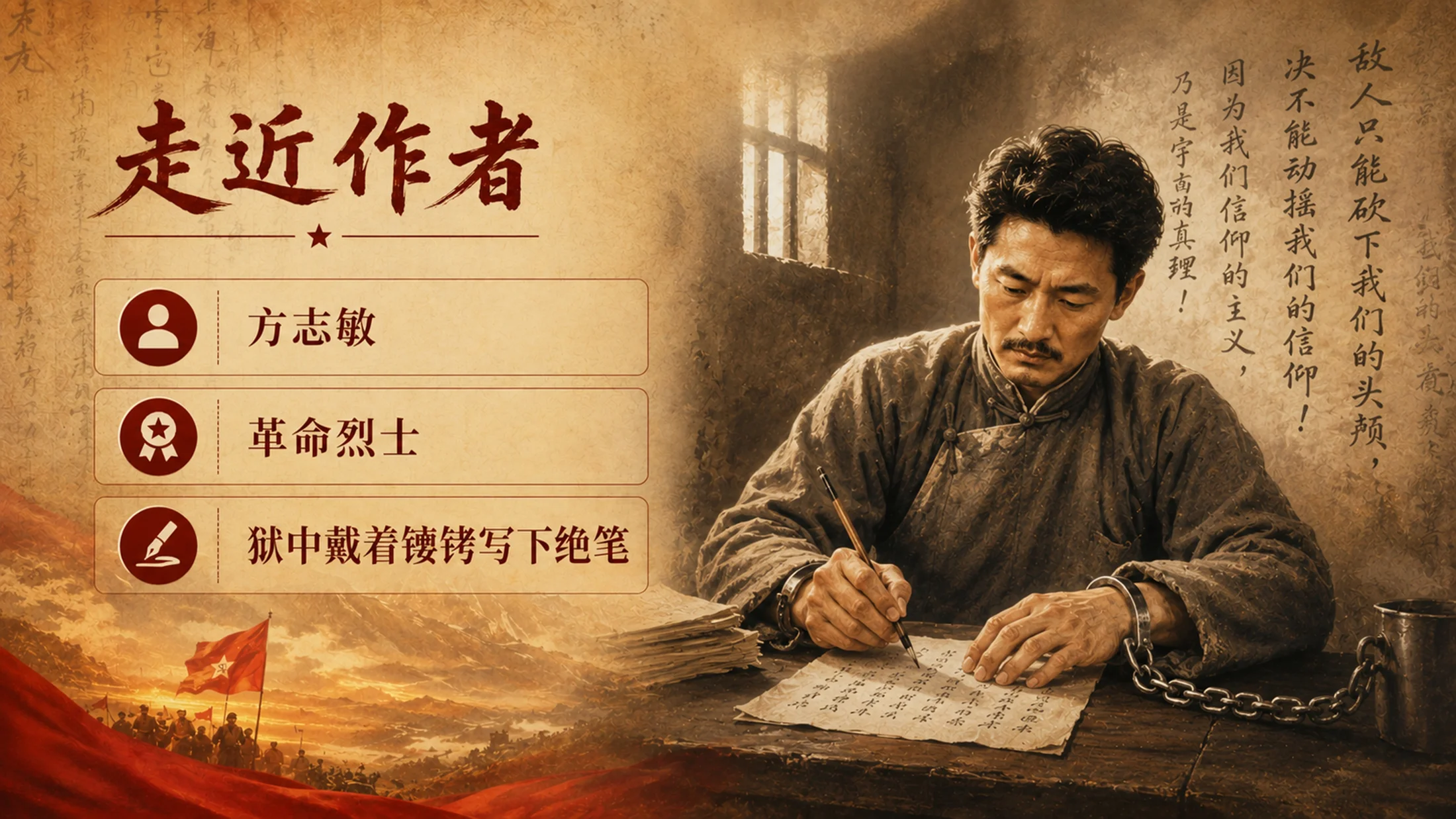 部编版小学语文五年级下册《清贫》PPT课件｜革命精神红色主题教学模板 - 预览图4