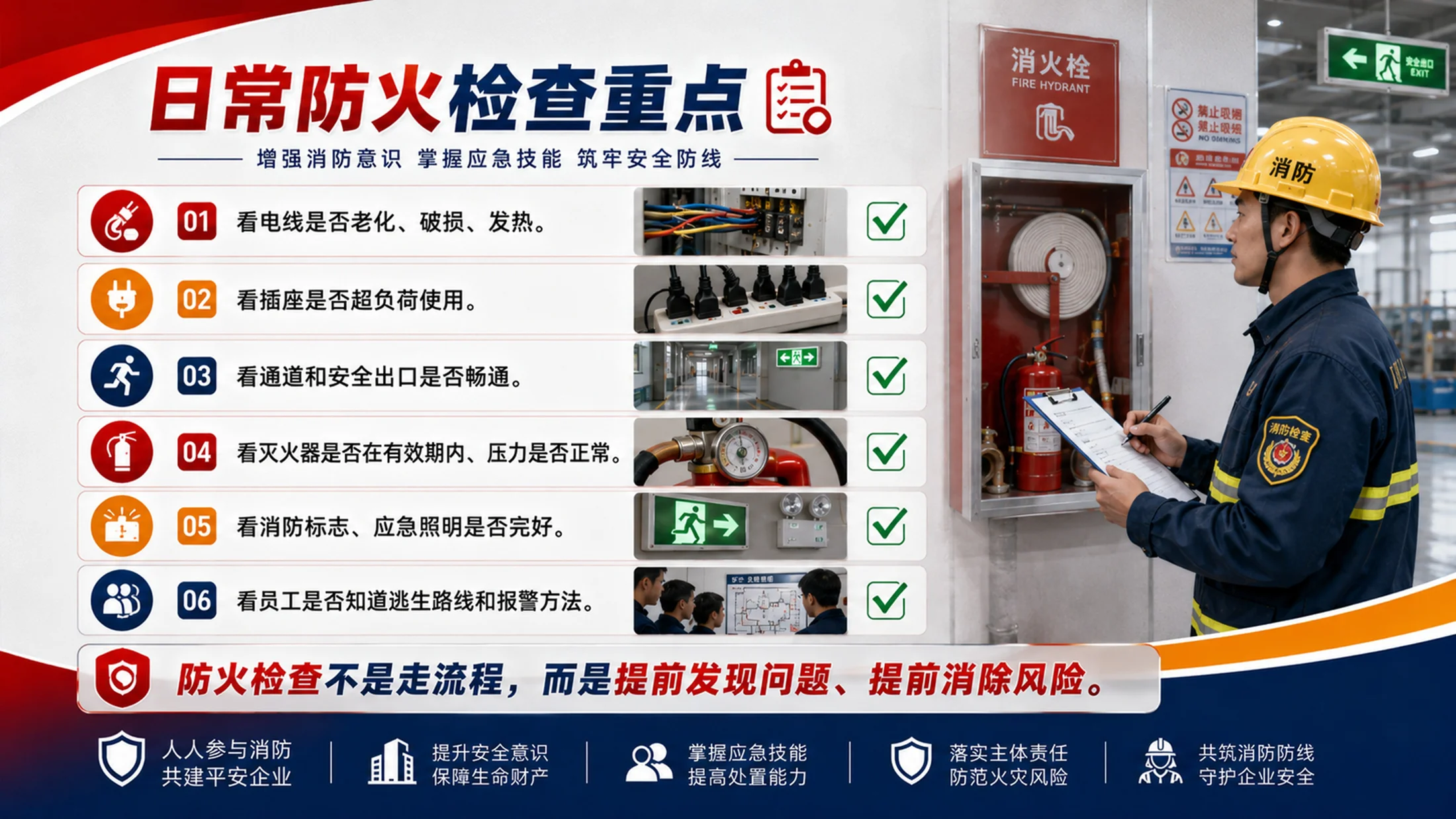 企业消防安全培训PPT课件｜员工消防知识培训｜消防演练安全教育模板 - 预览图13