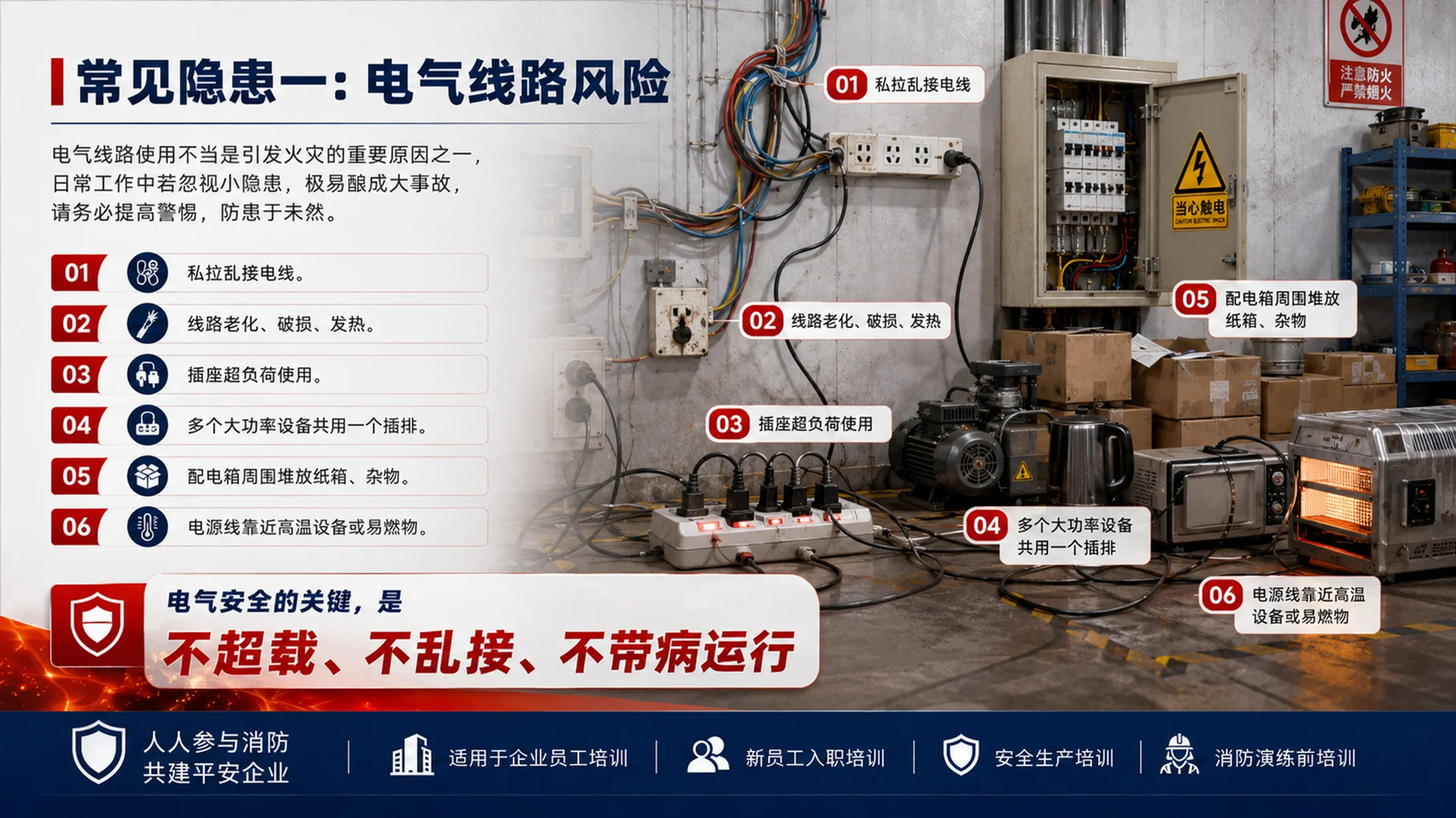 企业消防安全培训PPT课件｜员工消防知识培训｜消防演练安全教育模板 - 预览图9