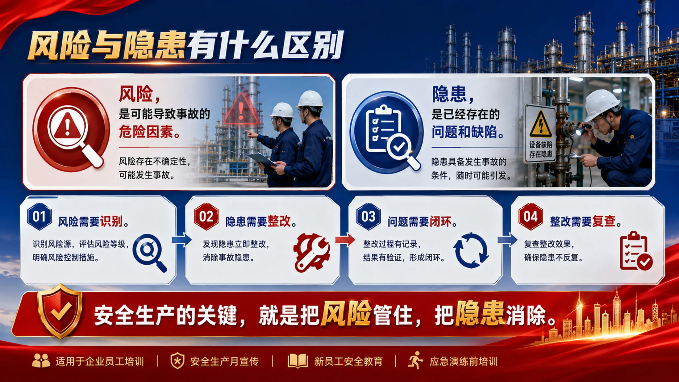 安全生产月培训PPT课件｜人人讲安全个个会应急｜企业安全教育模板 - 预览图13