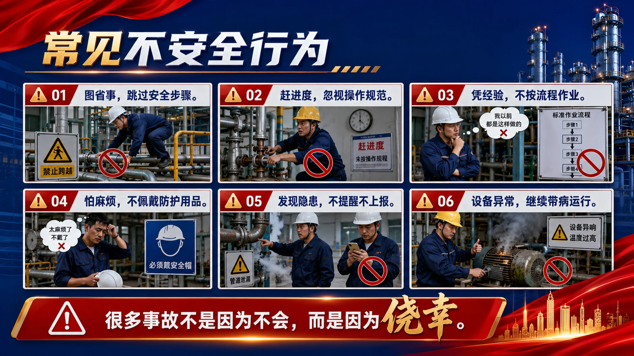 安全生产月培训PPT课件｜人人讲安全个个会应急｜企业安全教育模板 - 预览图10