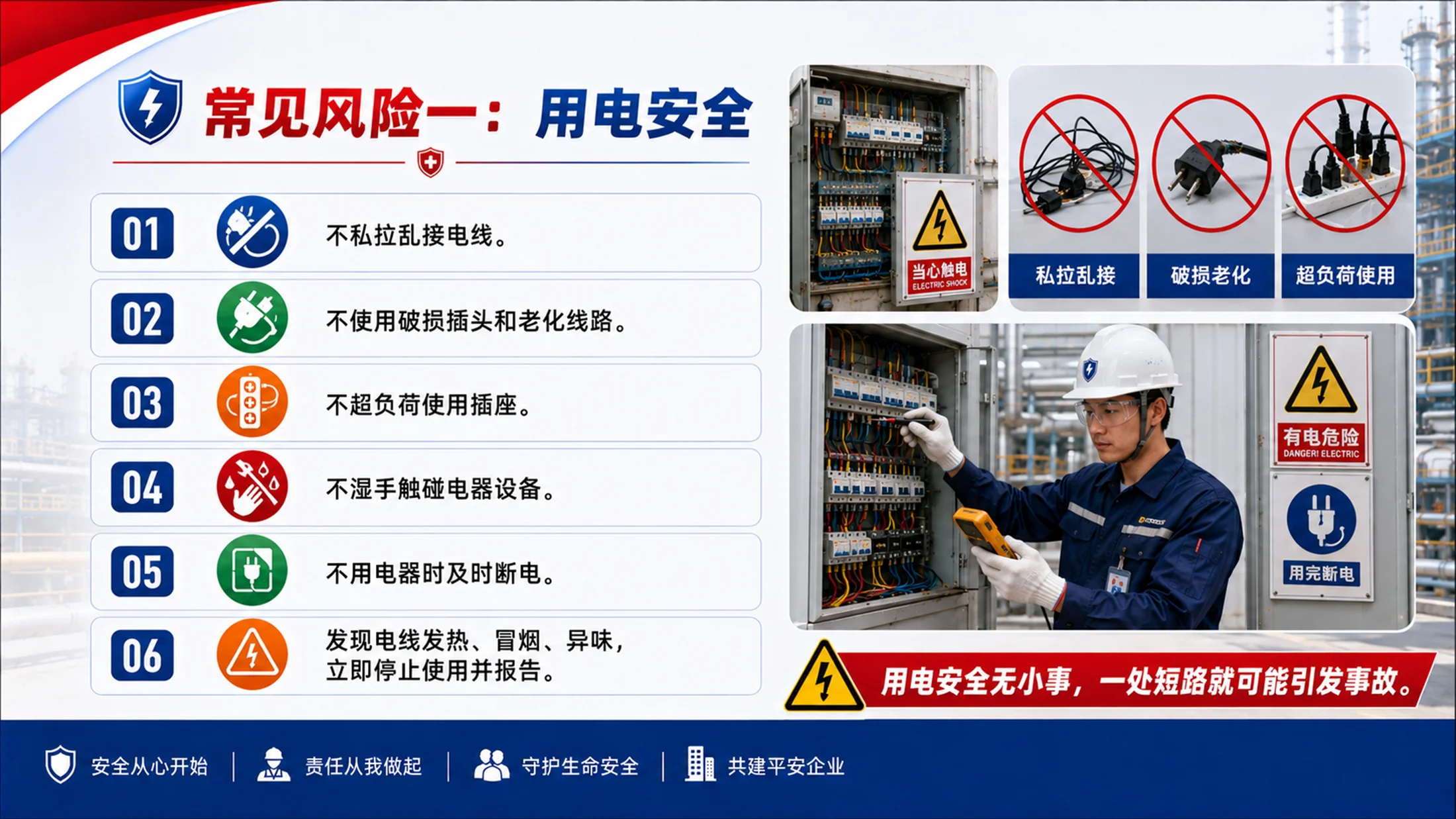 新员工入职安全培训PPT课件｜岗前安全教育｜企业员工上岗培训模板 - 预览图14