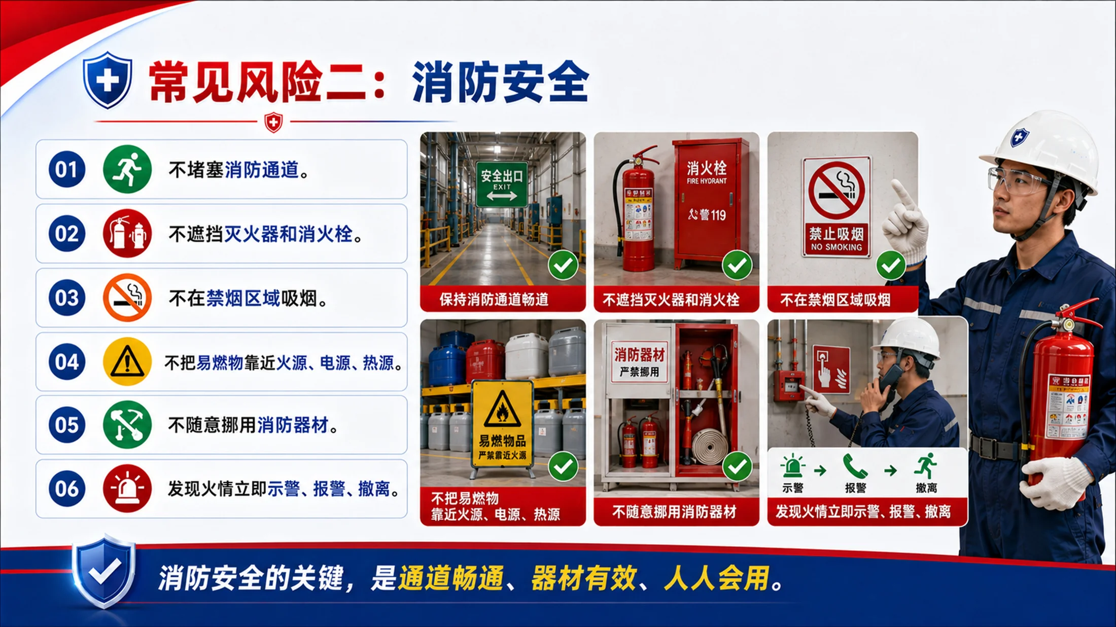 新员工入职安全培训PPT课件｜岗前安全教育｜企业员工上岗培训模板 - 预览图15