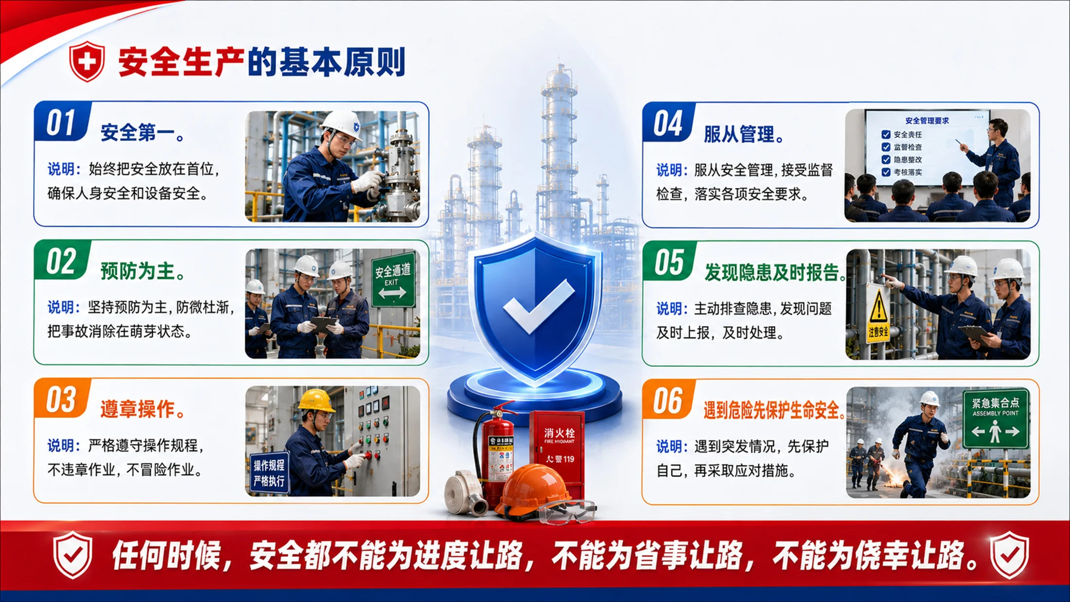 新员工入职安全培训PPT课件｜岗前安全教育｜企业员工上岗培训模板 - 预览图5