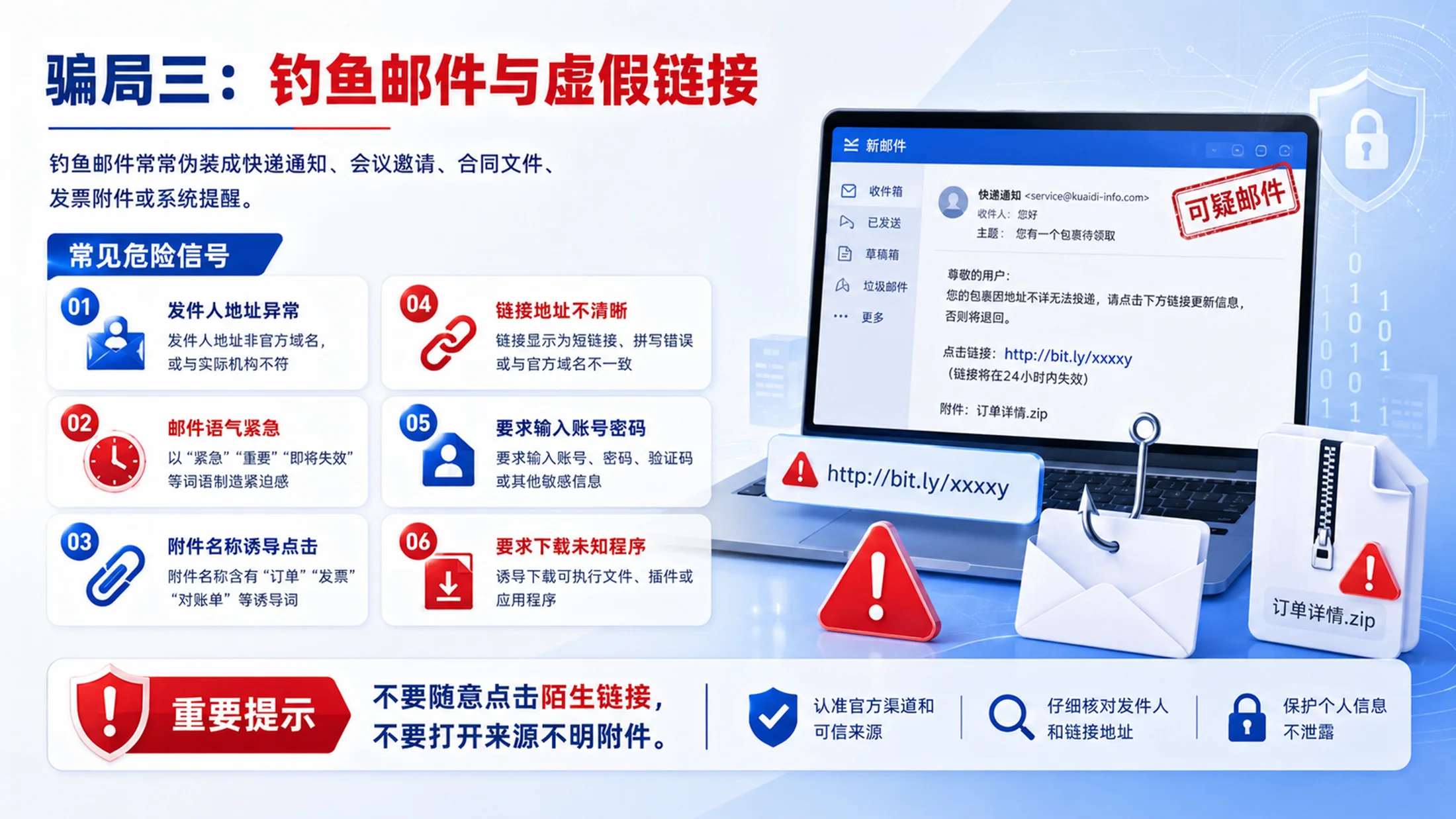 员工反诈防骗培训PPT课件｜企业反诈骗安全教育｜防范电信网络诈骗模板 - 预览图11