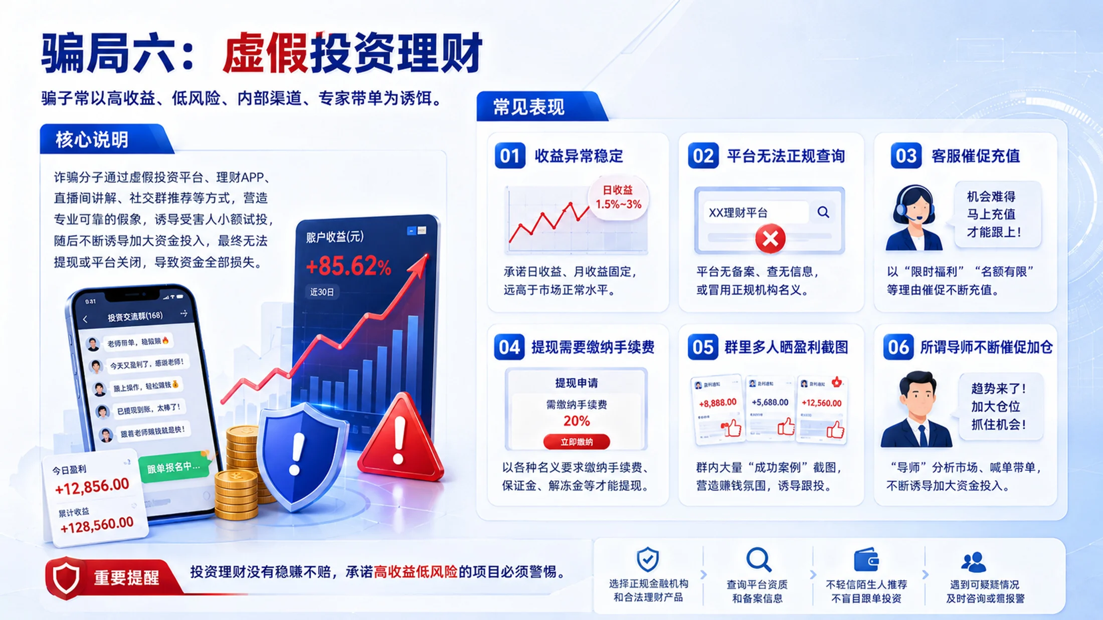 员工反诈防骗培训PPT课件｜企业反诈骗安全教育｜防范电信网络诈骗模板 - 预览图14