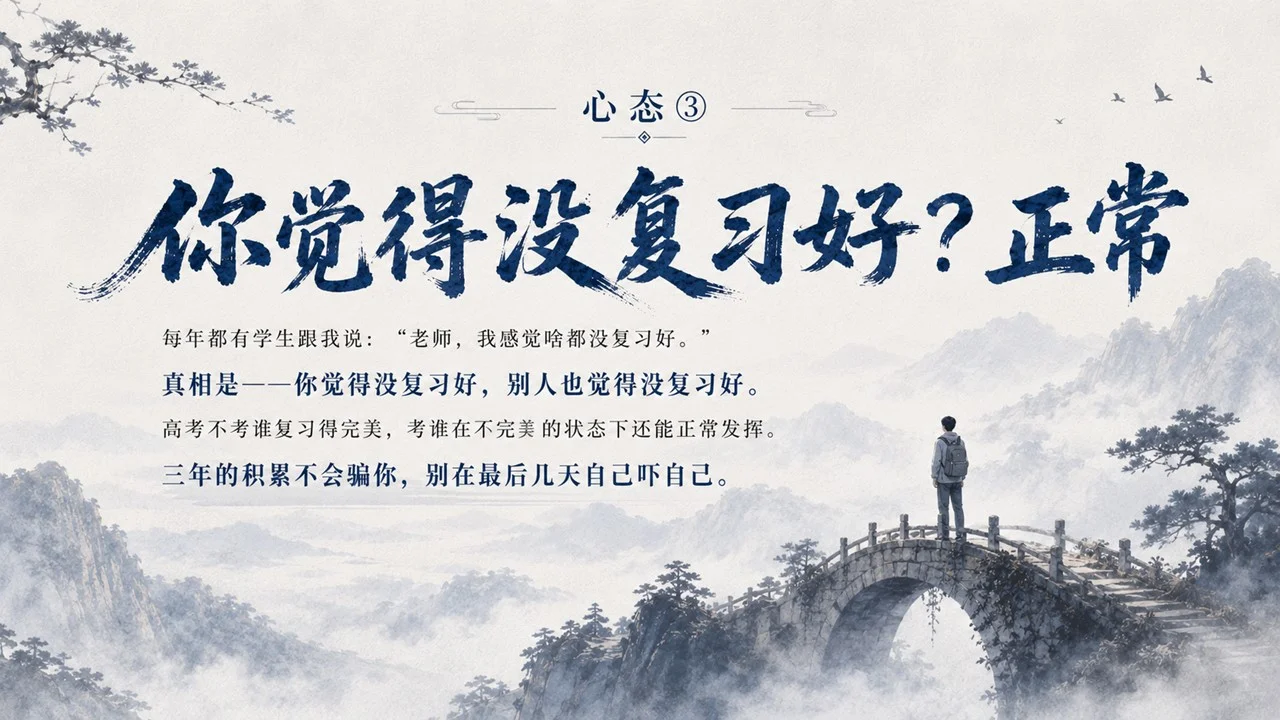 高考考场实用策略班会课：愿你落笔无悔 收剑从容PPT - 预览图4