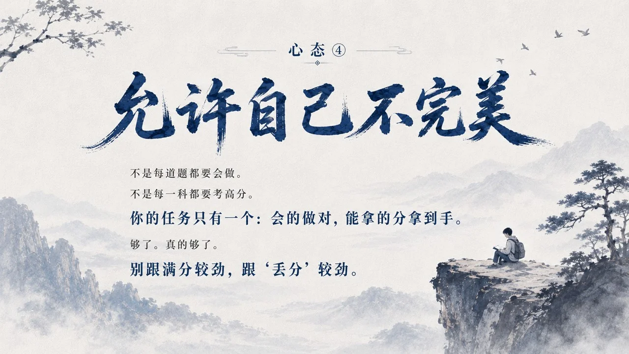 高考考场实用策略班会课：愿你落笔无悔 收剑从容PPT - 预览图5