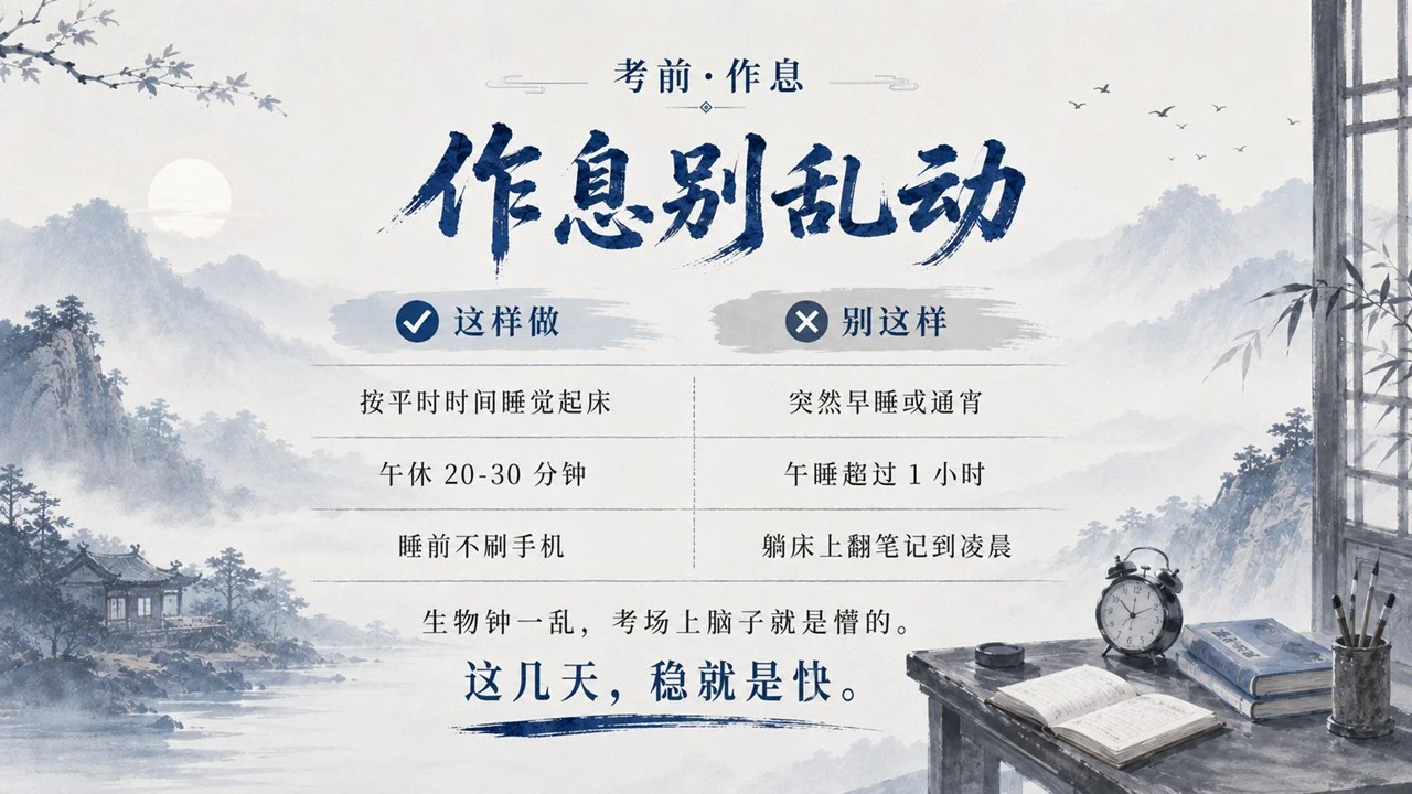 高考考场实用策略班会课：愿你落笔无悔 收剑从容PPT - 预览图7