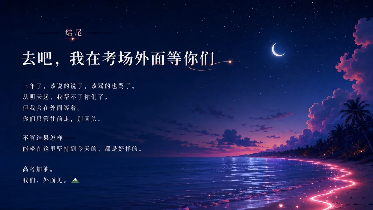 高考心理辅导动员活动课件：长路将尽星光在前PPT - 预览图19