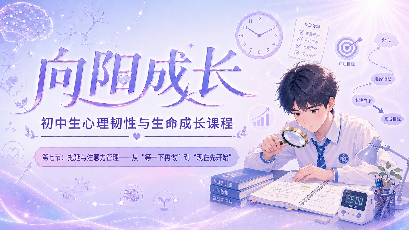 《向阳成长》初中生心理韧性与生命成长课程（第七节） - 预览图1