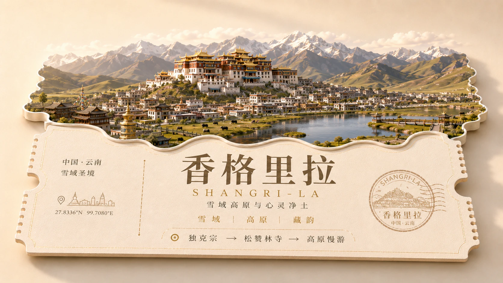 一城一券｜中国最值得旅行的100座城市PPT主视觉 - 预览图11