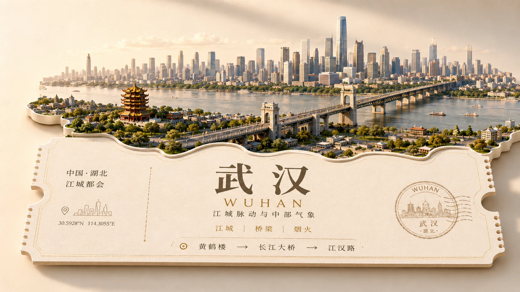 一城一券｜中国最值得旅行的100座城市PPT主视觉 - 预览图7