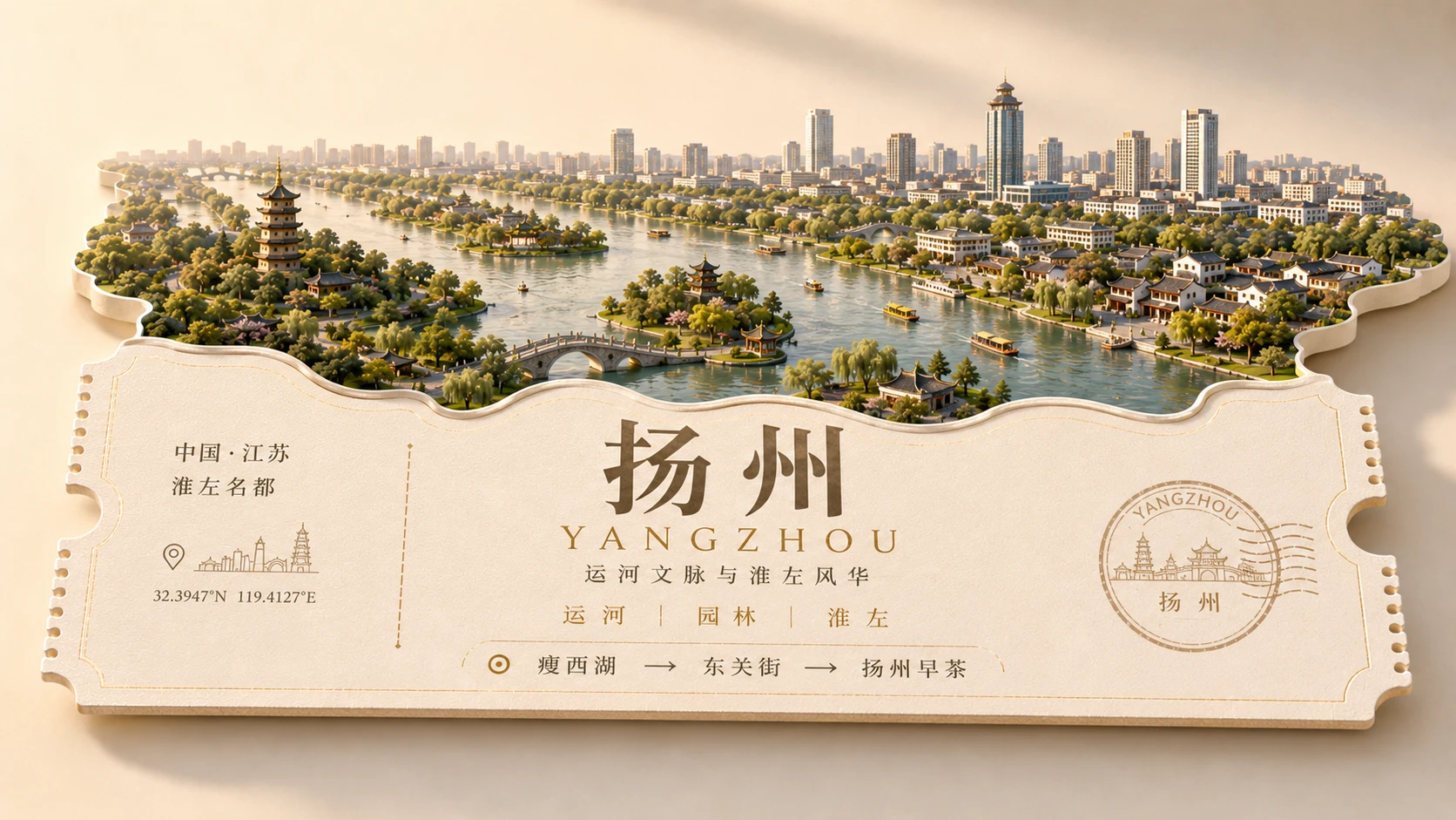 一城一券｜中国最值得旅行的100座城市PPT主视觉 - 预览图9
