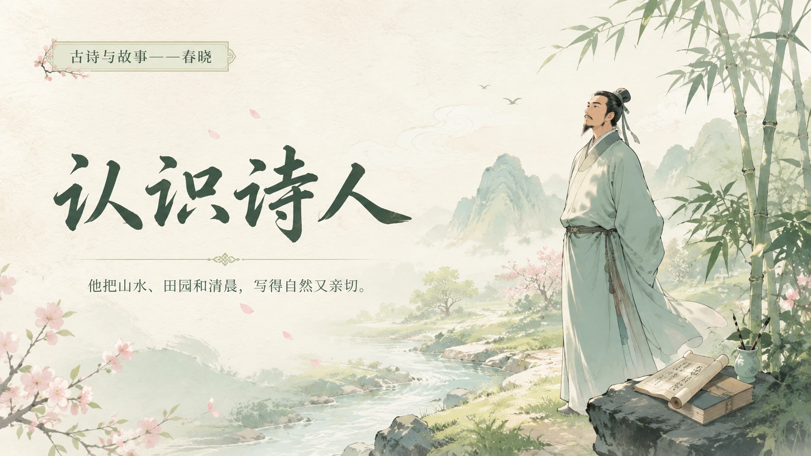 古诗与故事系列作品PPT——春晓 - 预览图3