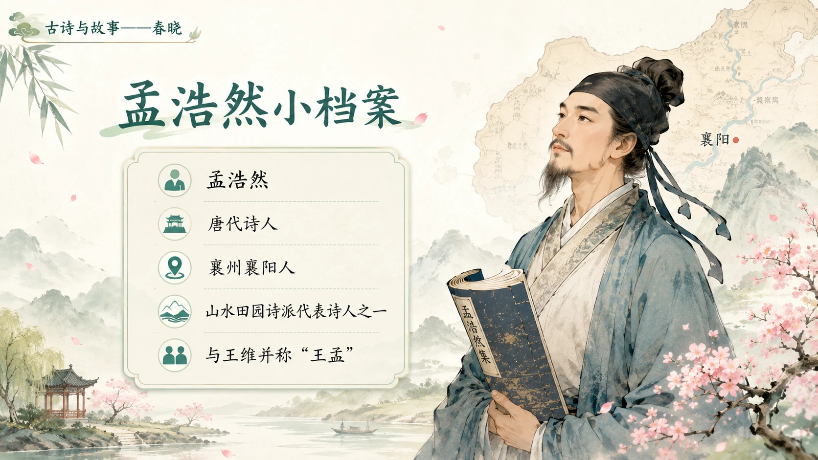 古诗与故事系列作品PPT——春晓 - 预览图6