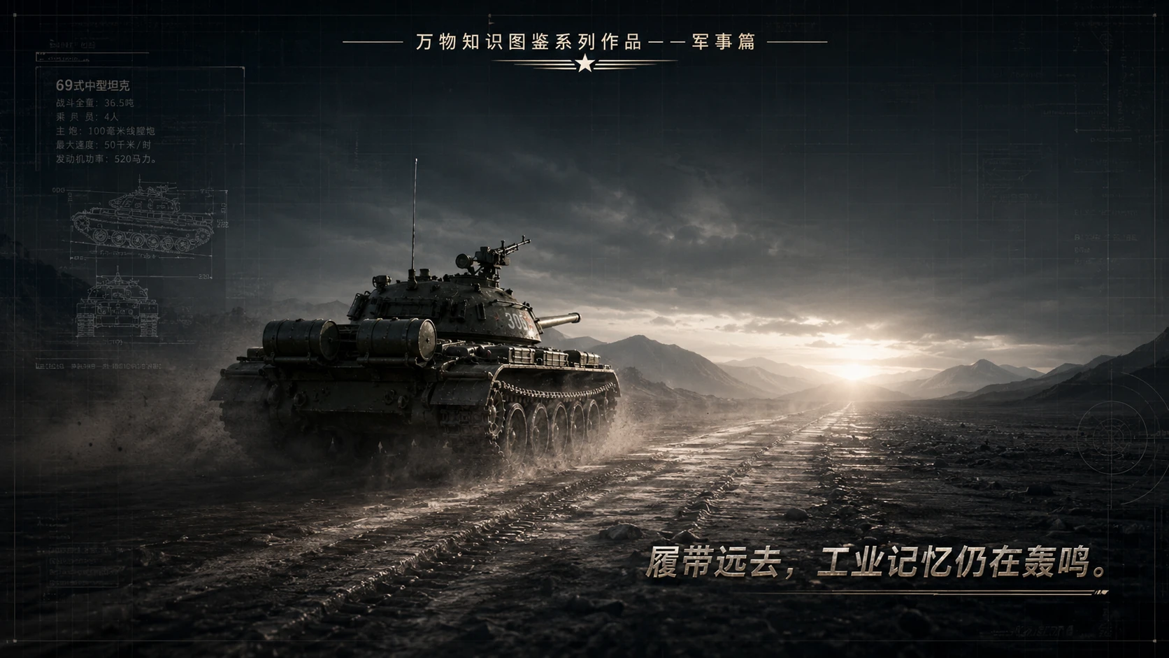 万物知识图鉴系列作品PPT——69式坦克 - 预览图10