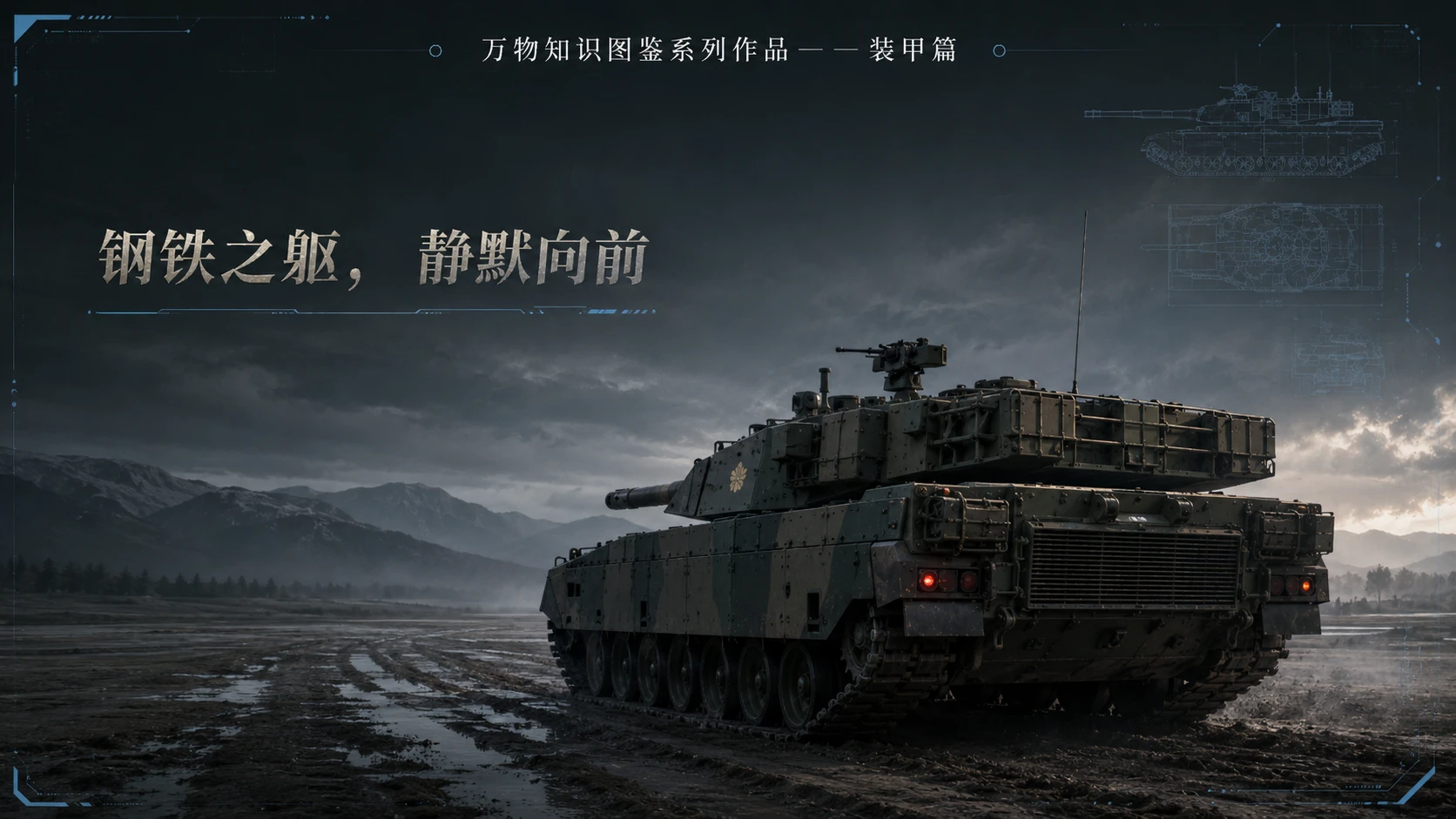 万物知识图鉴系列作品PPT——90式坦克 - 预览图10