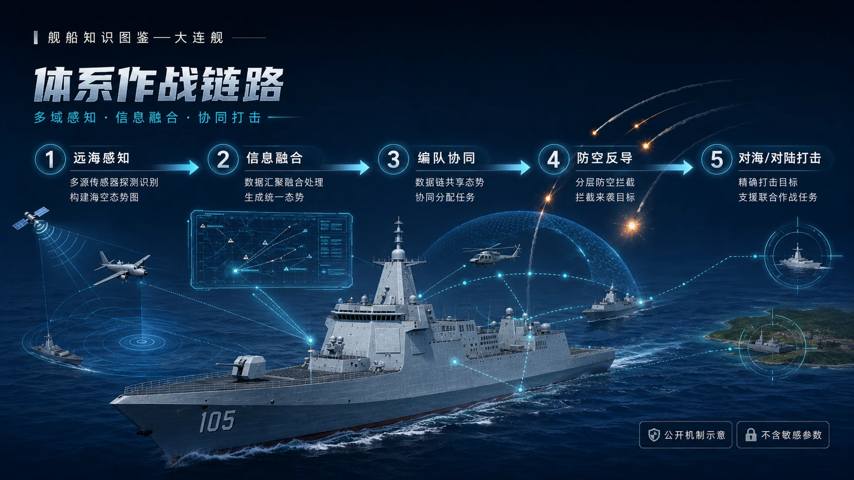 万物知识图鉴系列作品PPT——大连舰 - 预览图7