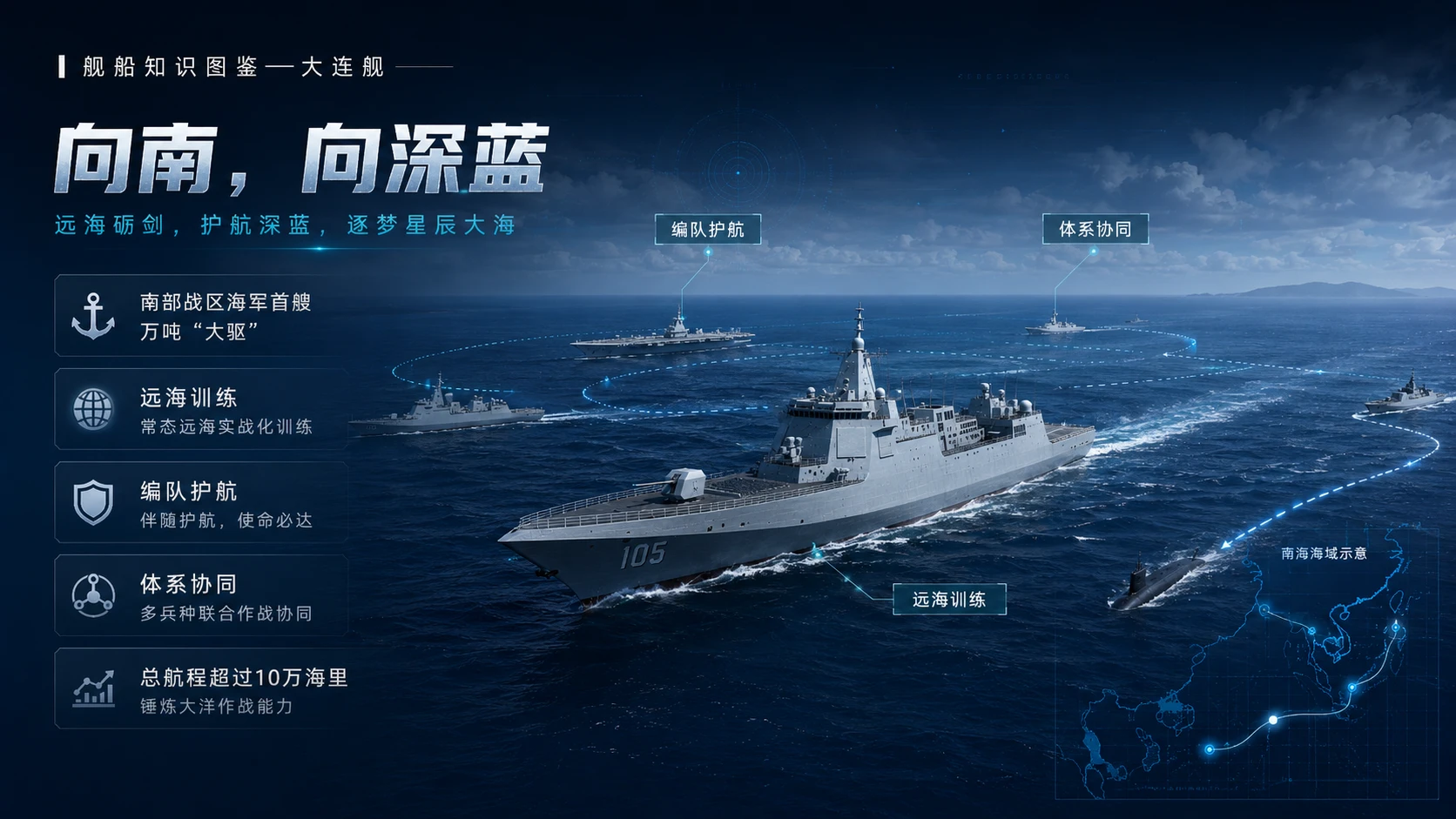 万物知识图鉴系列作品PPT——大连舰 - 预览图8