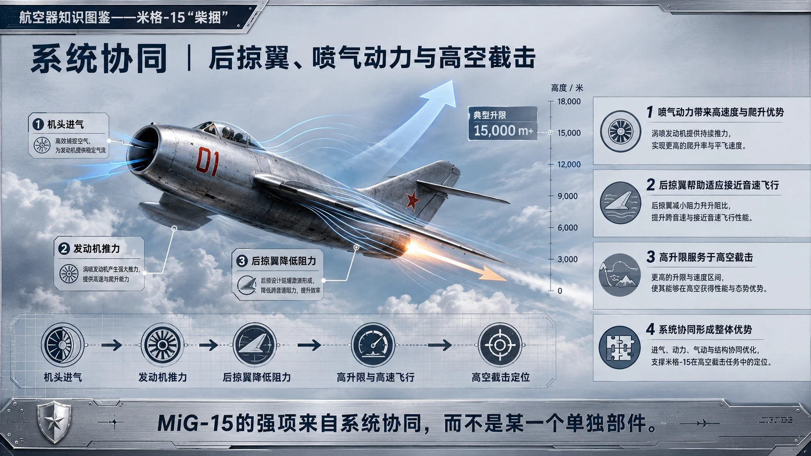 万物知识图鉴系列作品PPT——米格-15_柴捆 - 预览图6