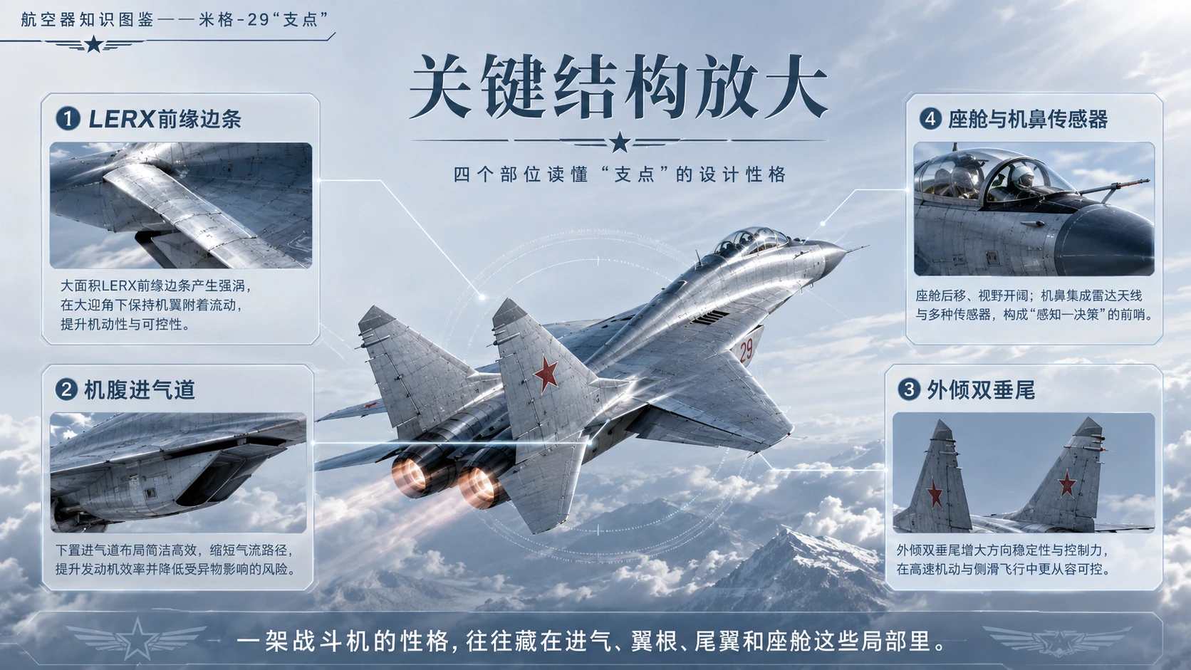 万物知识图鉴系列作品PPT——米格-29支点 - 预览图7