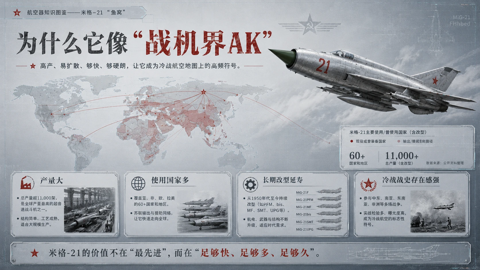 万物知识图鉴系列作品PPT——米格21鱼窝 - 预览图10