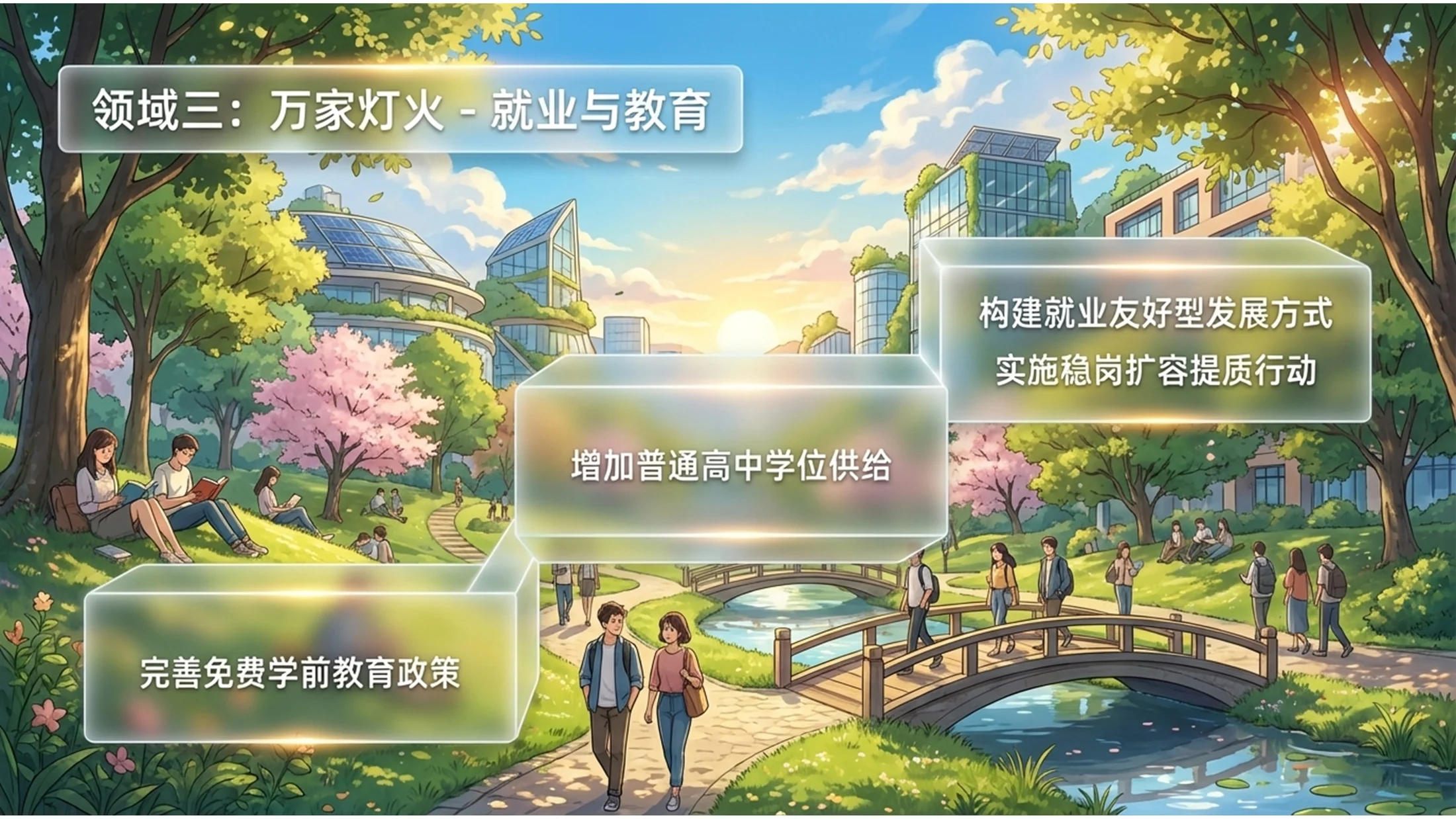 Niji日式漫画风格政府工作报告PPT - 预览图10