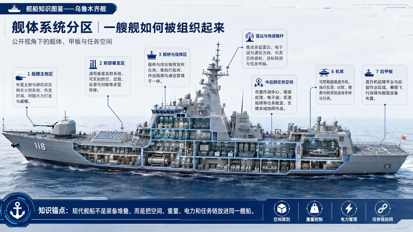 万物知识图鉴系列作品PPT——乌鲁木齐舰 - 预览图5