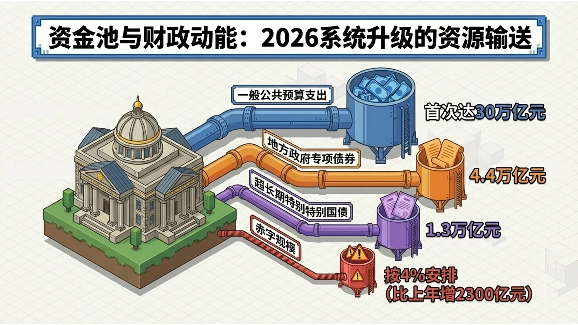 32位等轴侧风格政府工作报告PPT - 预览图6
