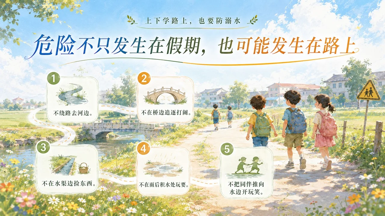 乡村学生夏季防溺水安全教育主题班会PPT课件 - 预览图11
