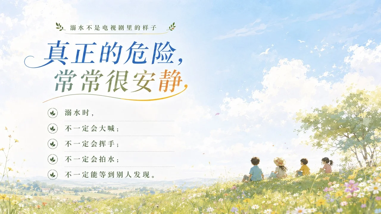 乡村学生夏季防溺水安全教育主题班会PPT课件 - 预览图4