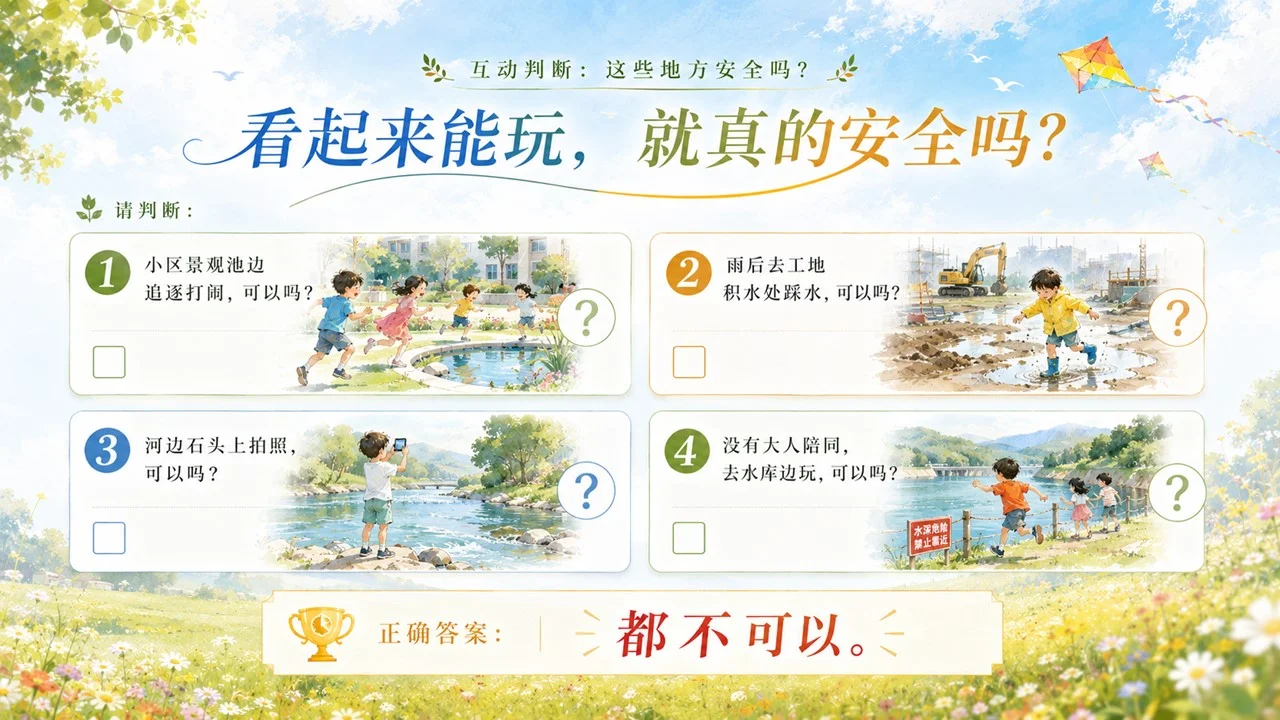 乡村学生夏季防溺水安全教育主题班会PPT课件 - 预览图5