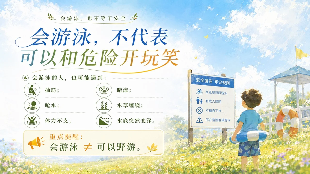 乡村学生夏季防溺水安全教育主题班会PPT课件 - 预览图6
