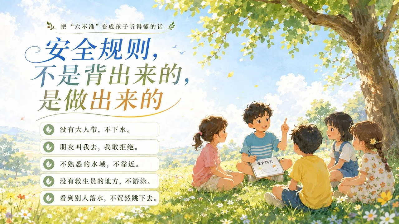 乡村学生夏季防溺水安全教育主题班会PPT课件 - 预览图8