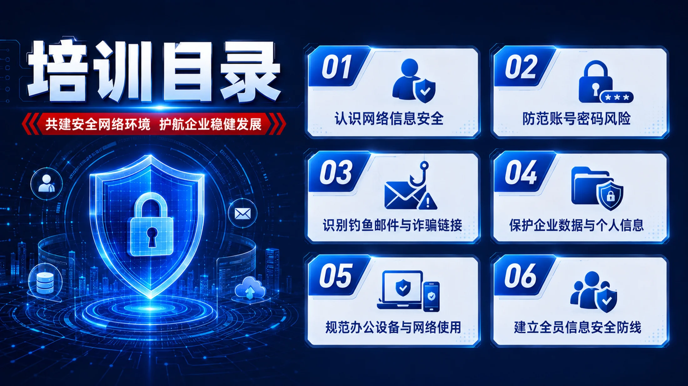 网络信息安全培训PPT课件｜员工数据安全意识培训｜企业信息安全教育模板 - 预览图2