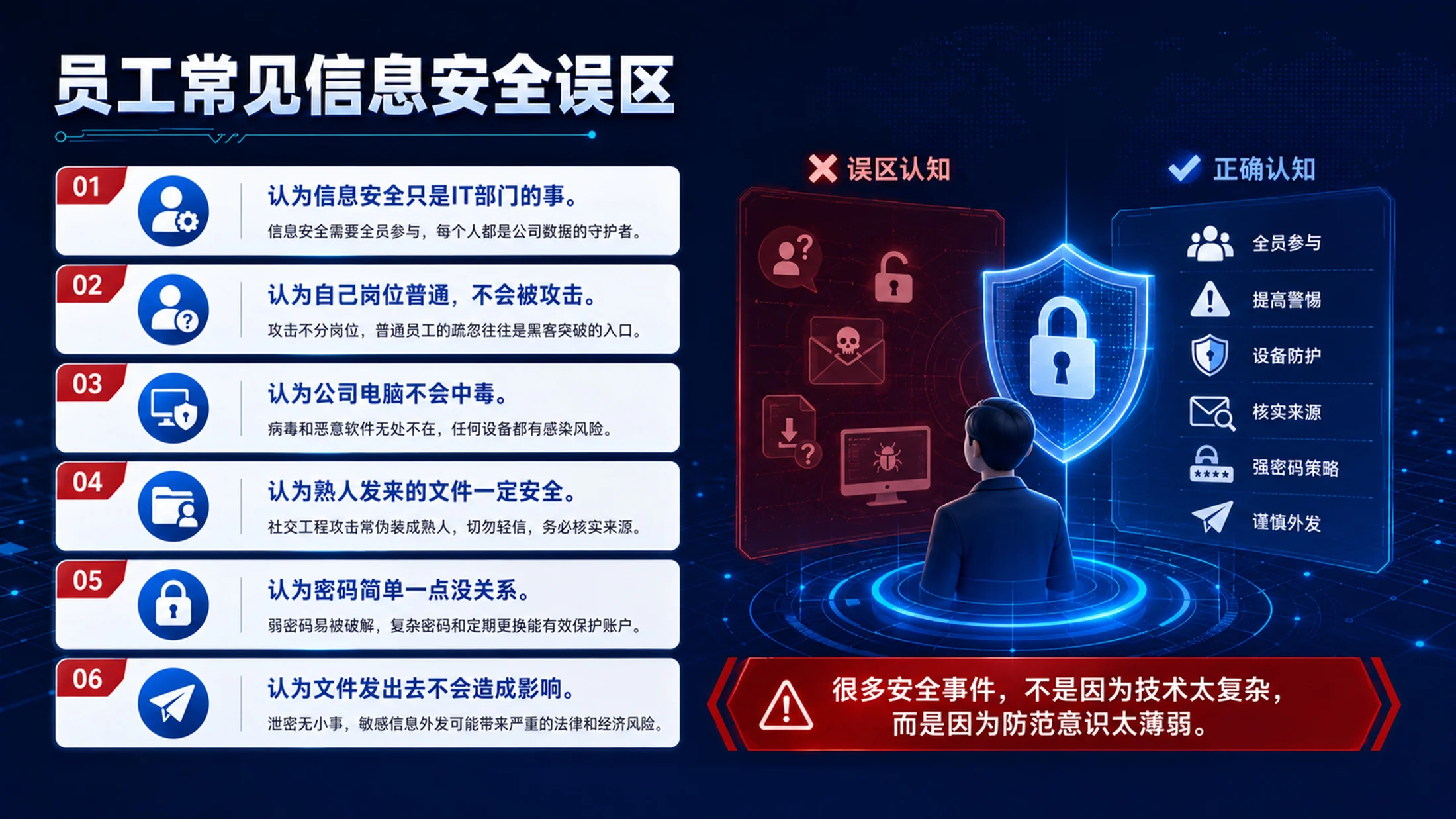 网络信息安全培训PPT课件｜员工数据安全意识培训｜企业信息安全教育模板 - 预览图6