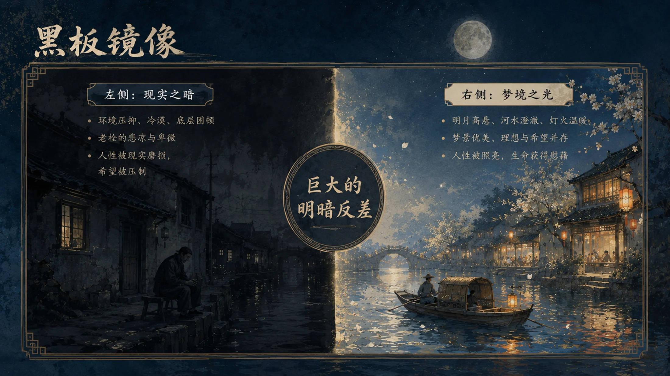 部编版小学语文六年级上册《好的故事》PPT课件｜鲁迅文学水墨公开课模板 - 预览图10
