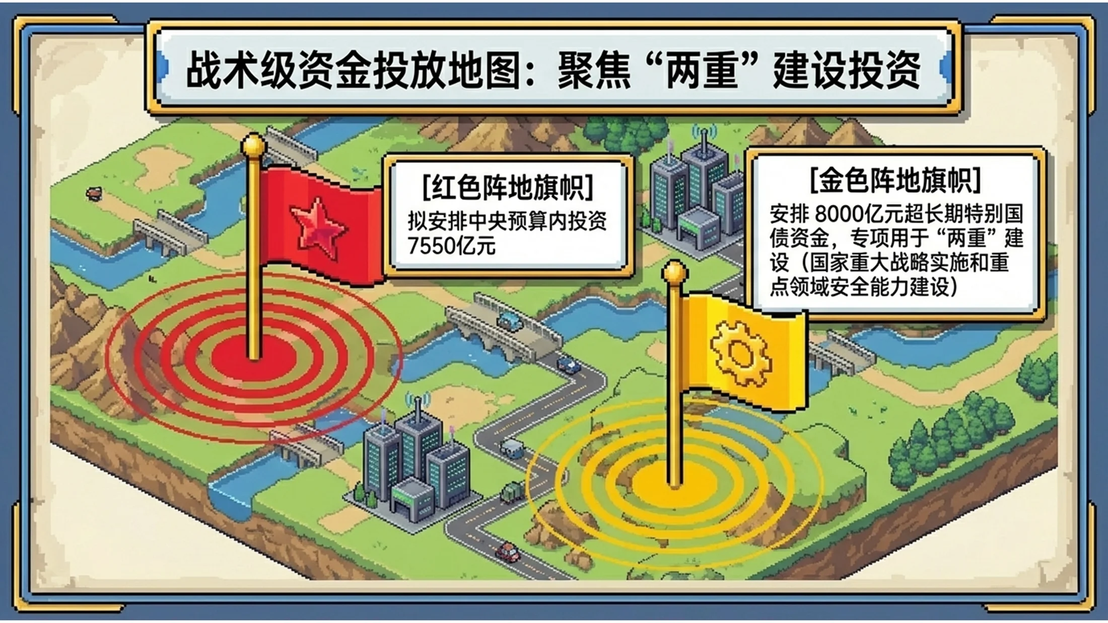 8位16位像素风格政府工作报告PPT - 预览图10
