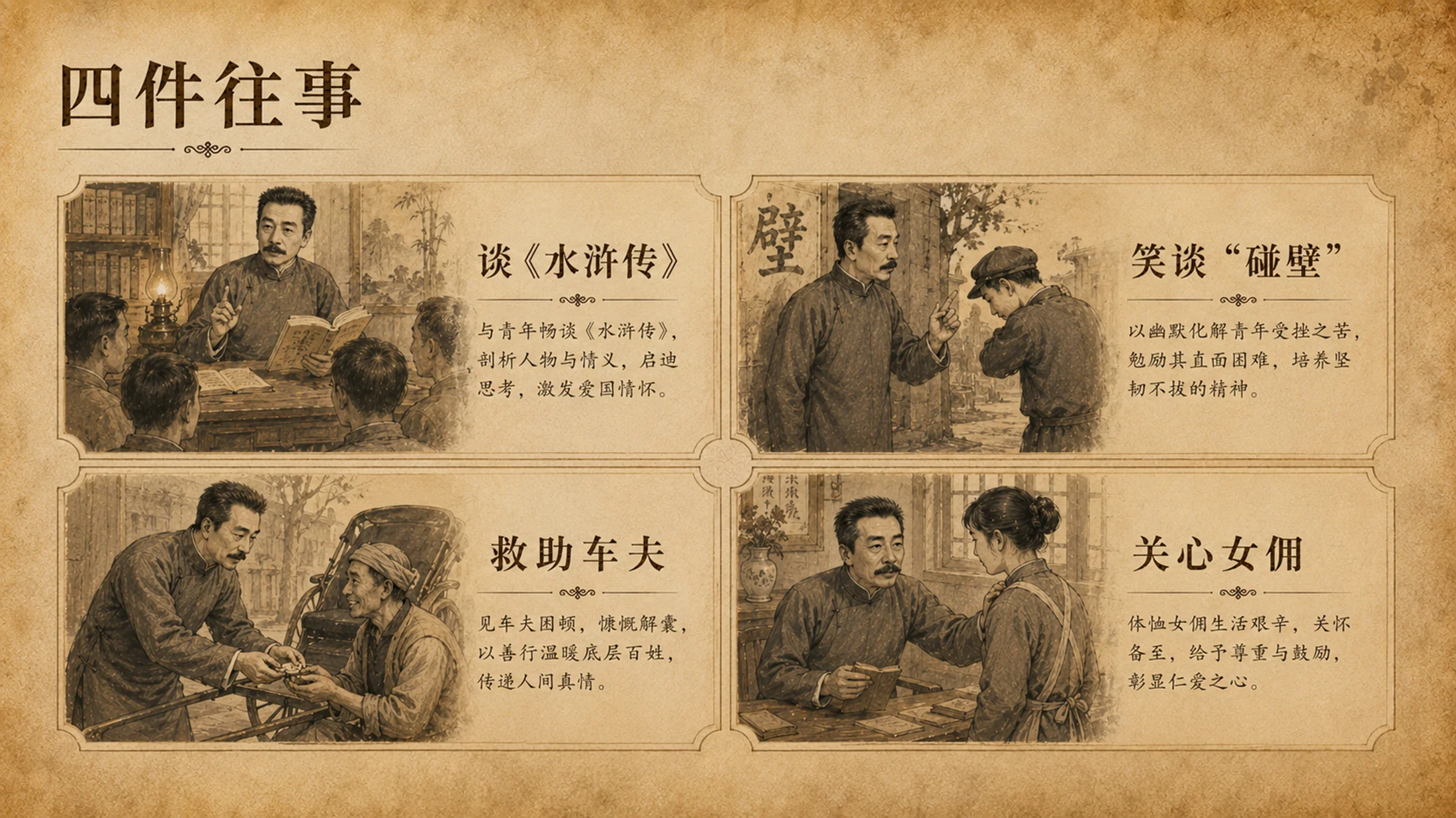 部编版小学语文六年级上册《我的伯父鲁迅先生》PPT课件｜鲁迅人物精神公开课模板 - 预览图8