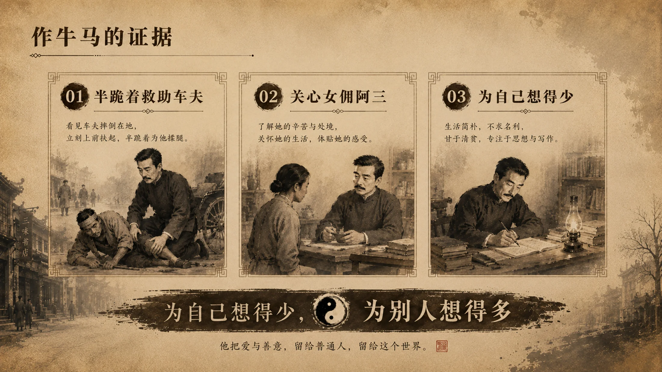 部编版小学语文六年级上册《有的人——纪念鲁迅有感》PPT课件｜鲁迅纪念诗歌朗诵公开课模板 - 预览图13