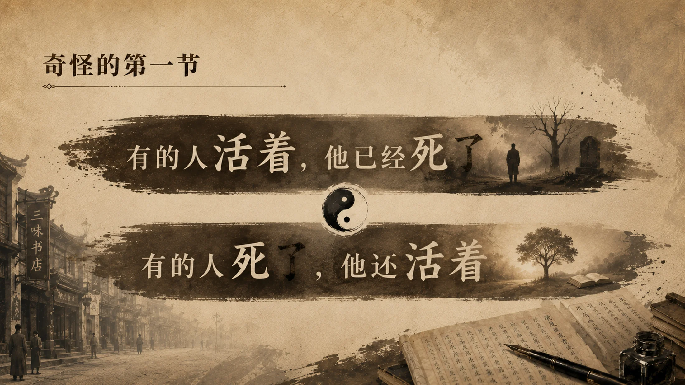 部编版小学语文六年级上册《有的人——纪念鲁迅有感》PPT课件｜鲁迅纪念诗歌朗诵公开课模板 - 预览图4