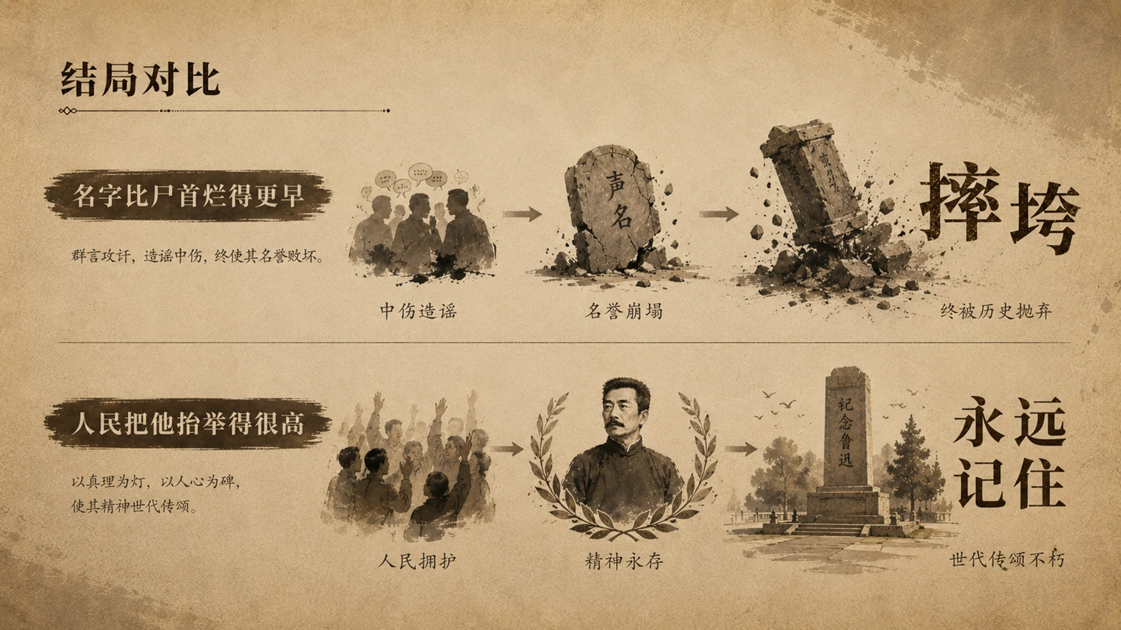 部编版小学语文六年级上册《有的人——纪念鲁迅有感》PPT课件｜鲁迅纪念诗歌朗诵公开课模板 - 预览图9