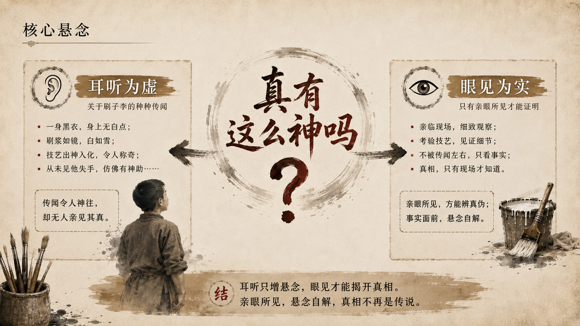部编版小学语文五年级下册《刷子李》PPT课件｜民间奇人匠人精神公开课模板 - 预览图6