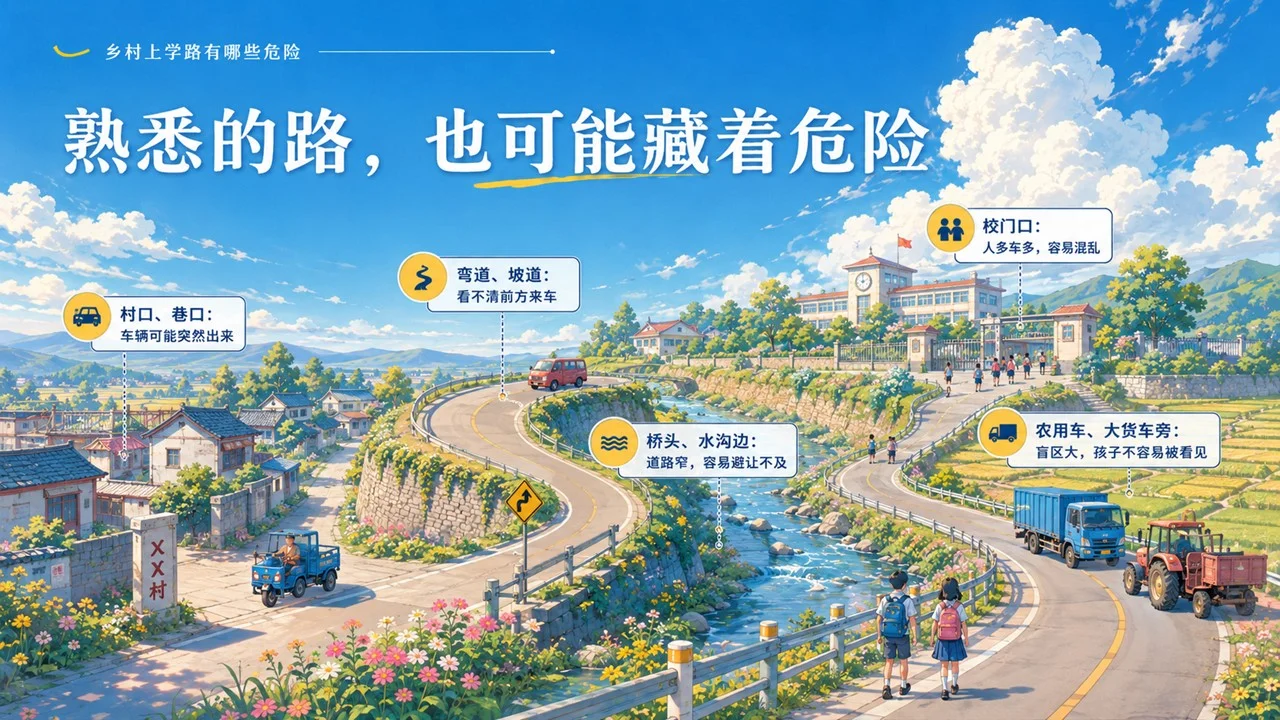 乡镇乡村小学生交通安全知识培训课PPT - 预览图4