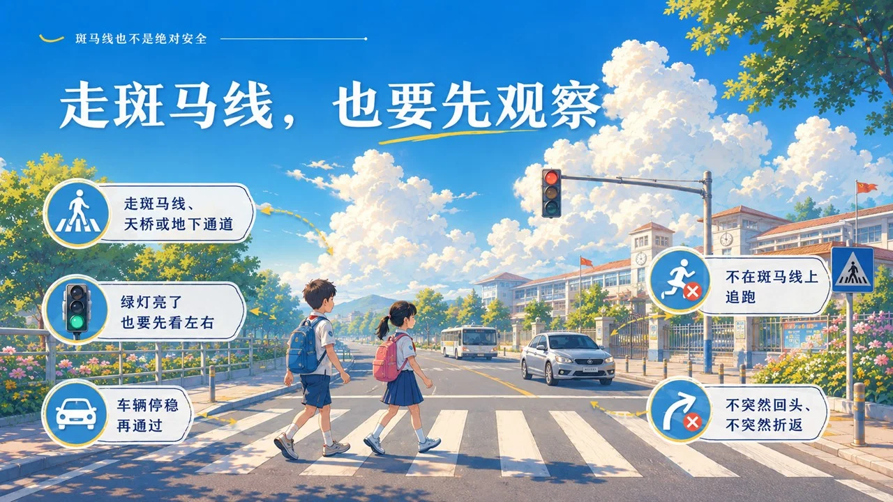 乡镇乡村小学生交通安全知识培训课PPT - 预览图9