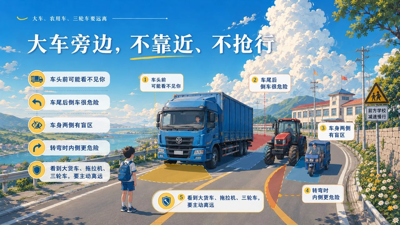 乡镇乡村小学生交通安全知识培训课PPT - 预览图10