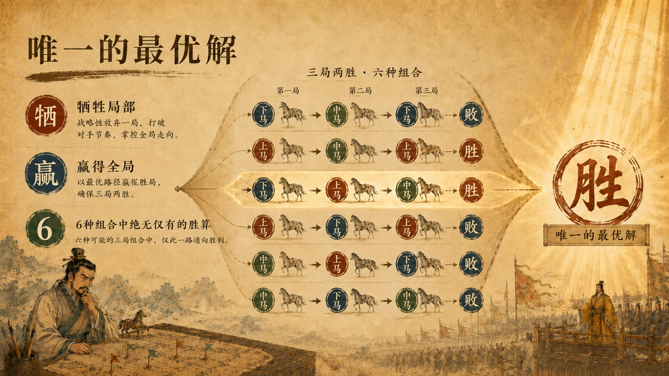 部编版小学语文五年级下册《田忌赛马》PPT课件｜历史智慧故事公开课模板 - 预览图13