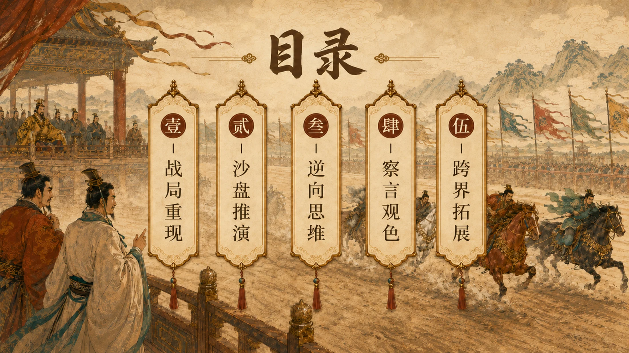 部编版小学语文五年级下册《田忌赛马》PPT课件｜历史智慧故事公开课模板 - 预览图2